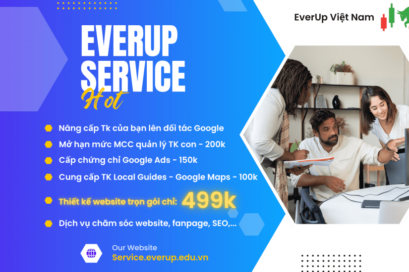 Bảng giá dịch vụ hot tại EverUp Service