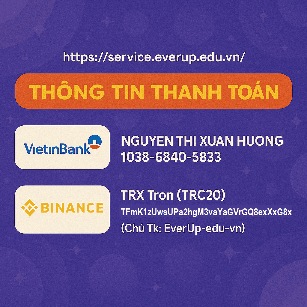 Thông tin thanh toán